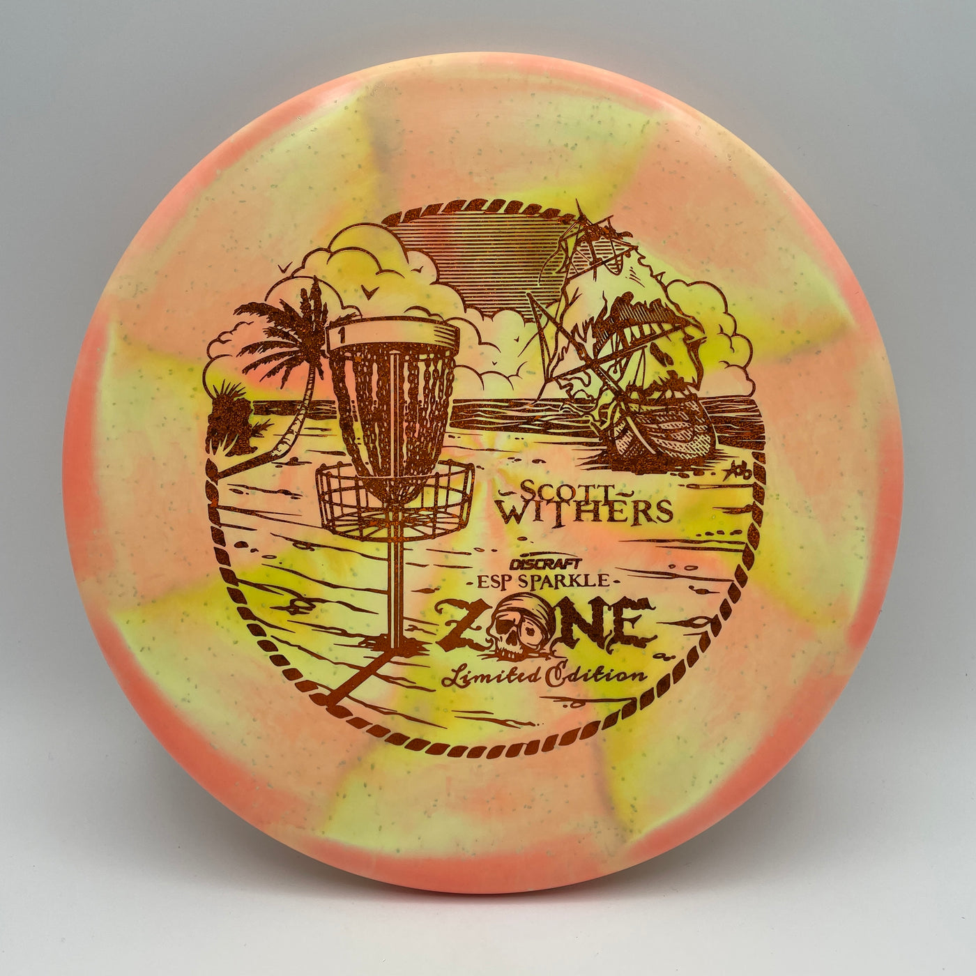 Scott Withers ESP Sparkle Zone - Orange Hidden Stars Stamp