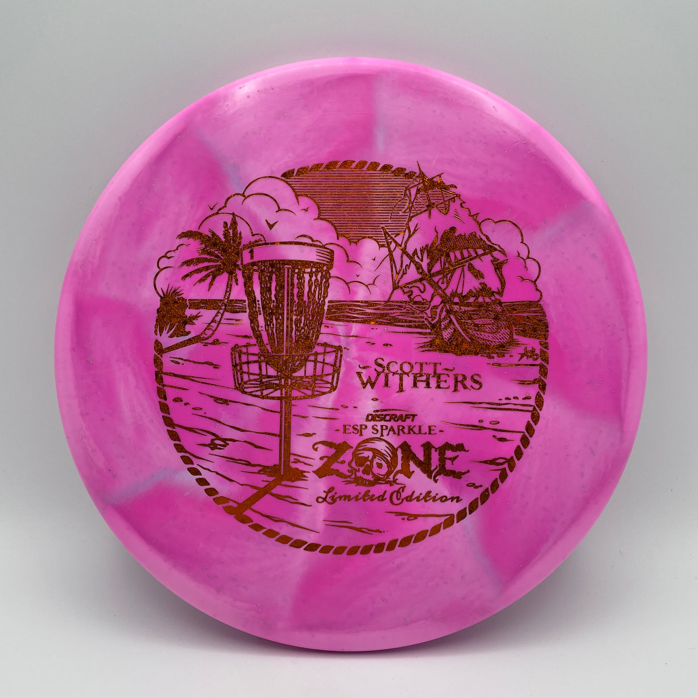 Scott Withers ESP Sparkle Zone - Orange Hidden Stars Stamp