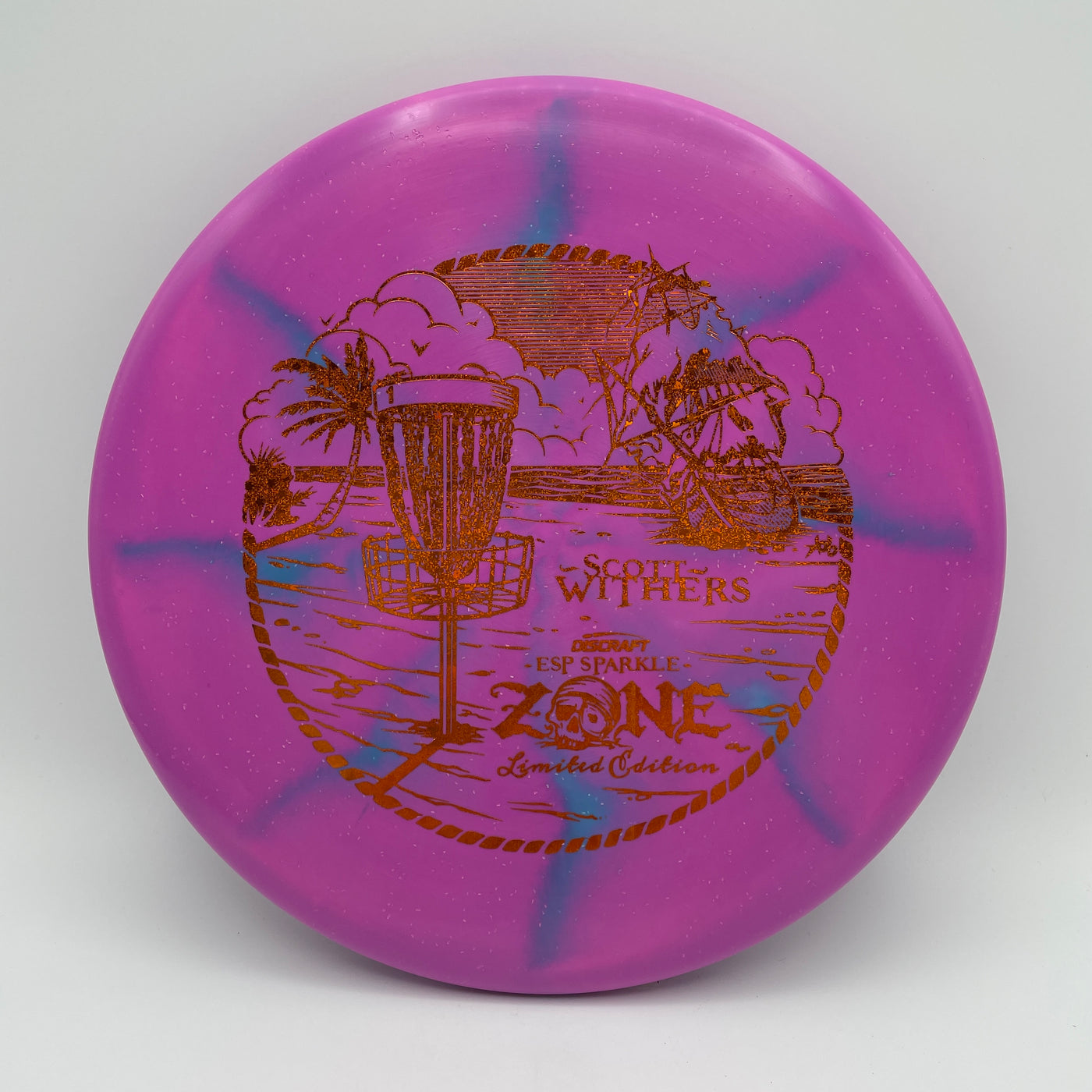 Scott Withers ESP Sparkle Zone - Orange Hidden Stars Stamp