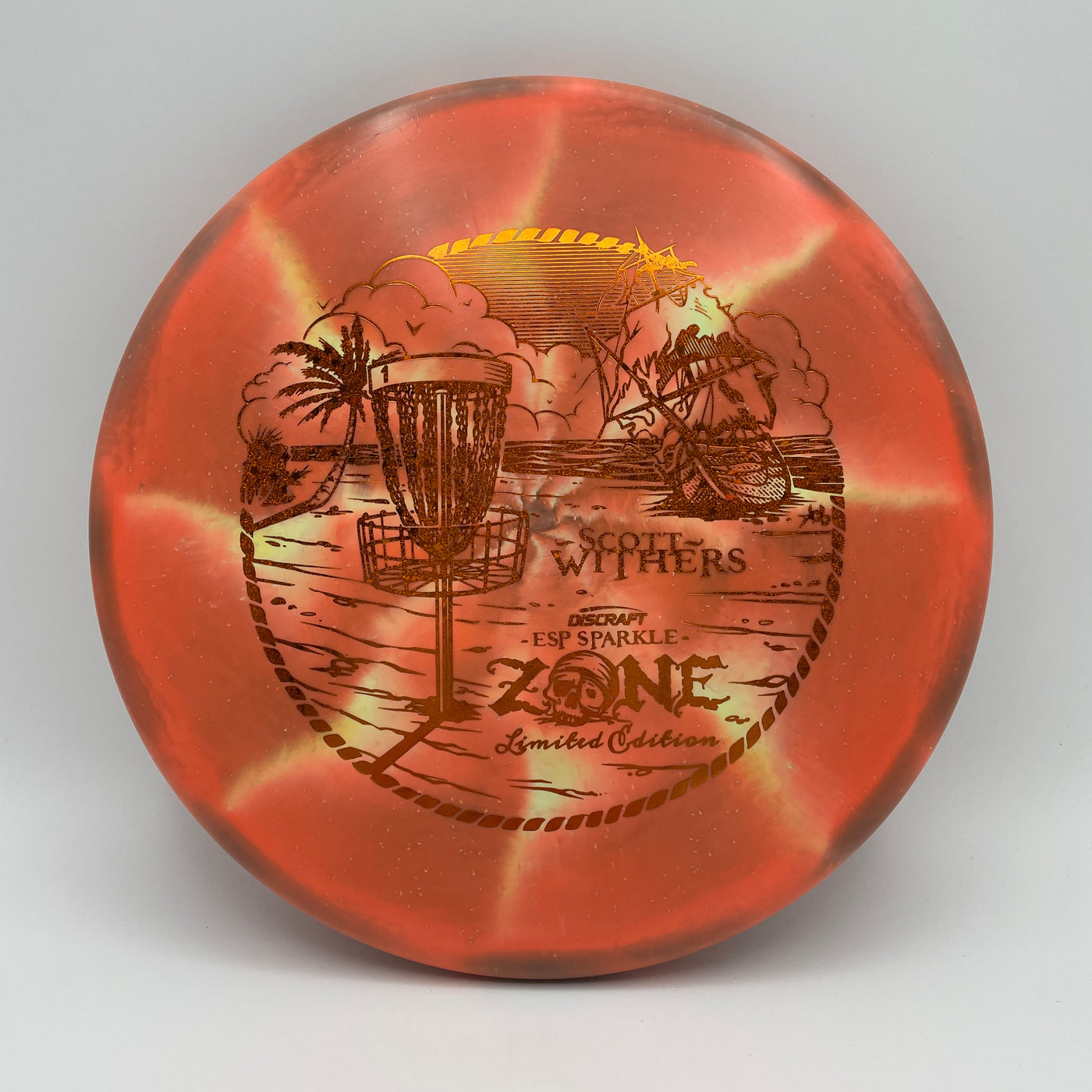 Scott Withers ESP Sparkle Zone - Orange Hidden Stars Stamp