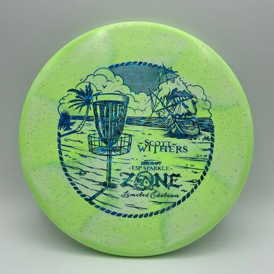 Scott Withers ESP Sparkle Zone - Light Blue Shatter Stamp