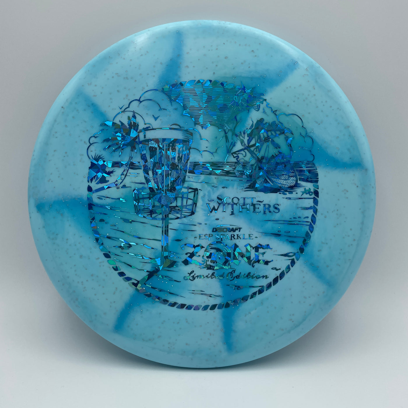 Scott Withers ESP Sparkle Zone - Light Blue Shatter Stamp