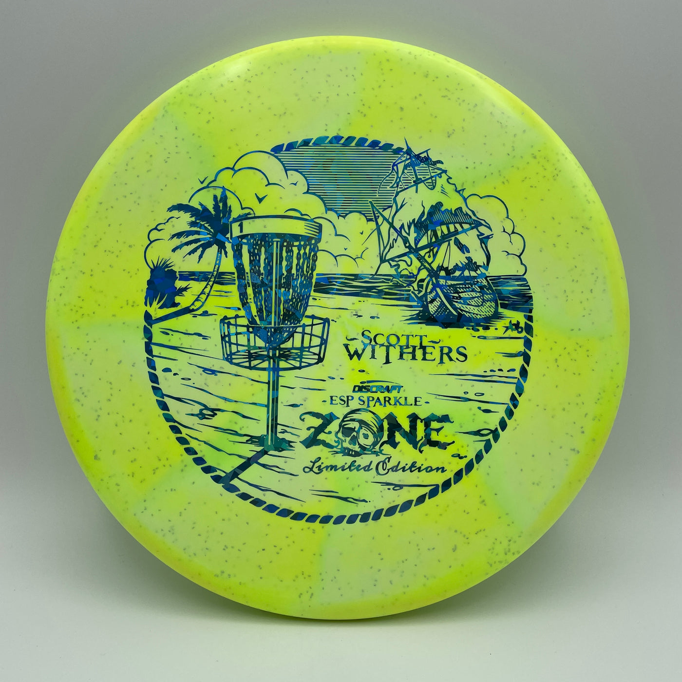 Scott Withers ESP Sparkle Zone - Light Blue Shatter Stamp