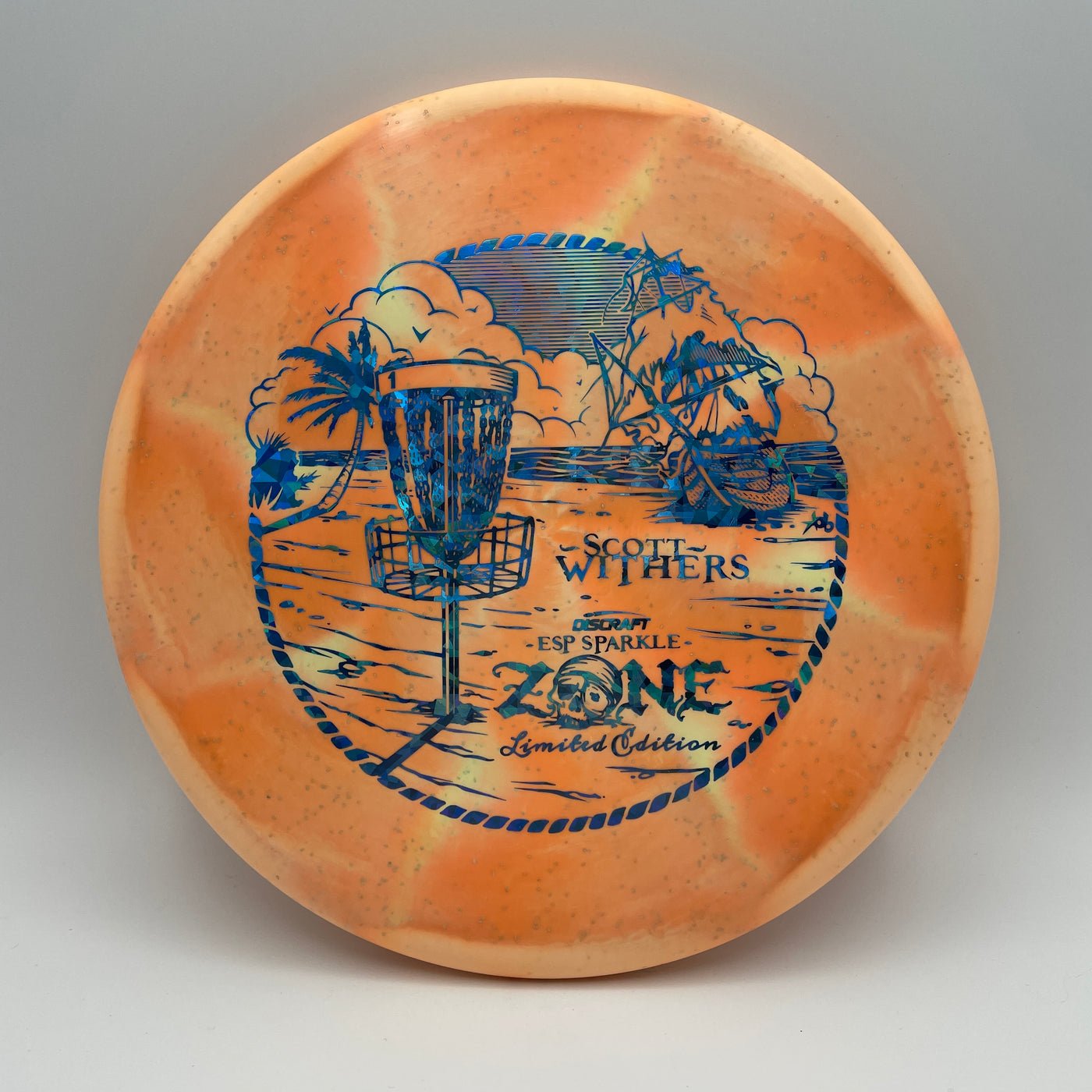 Scott Withers ESP Sparkle Zone - Light Blue Shatter Stamp