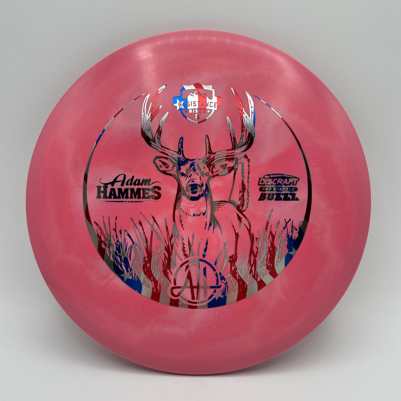 Adam Hammes ESP Sparkle Buzzz - 175-176g Flag